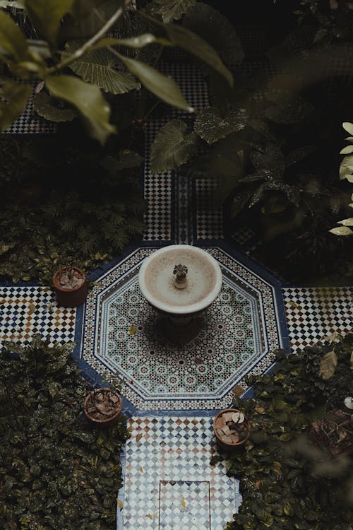 Marrakech in April: Weather, Crowds & What to Do (2026) 3 Moroccan garden with fountain in spring Marrakech