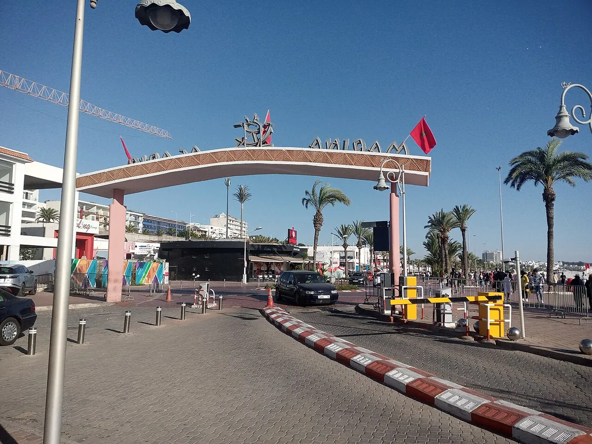Agadir Marina entrance - gateway to the northern coast and Taghazout