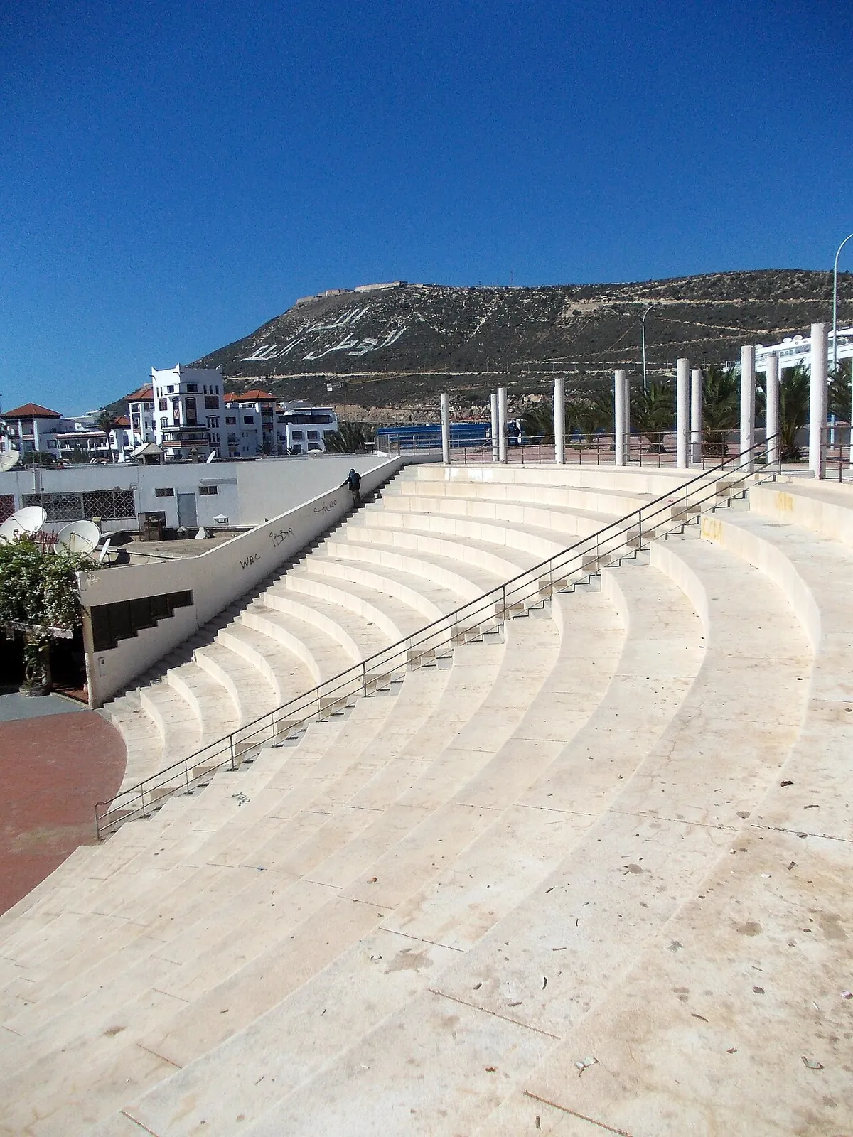 Agadir bay panorama in mild weather - spring conditions