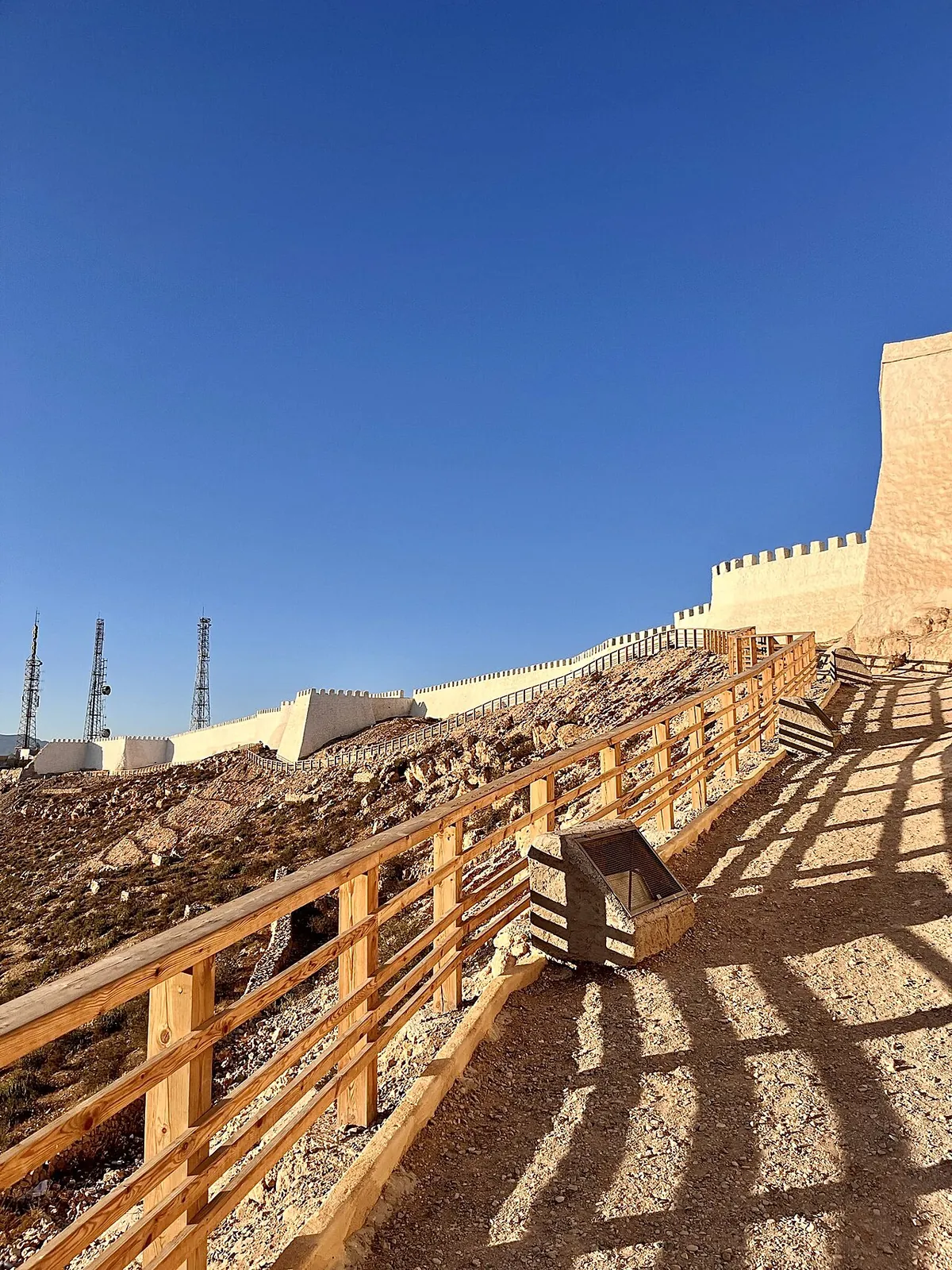 Kasbah Oufella ruins above Agadir in spring