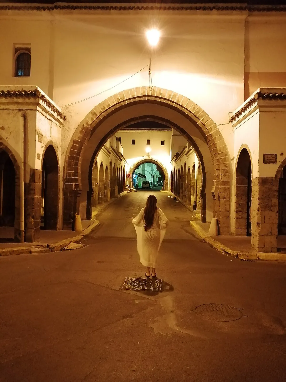 Upscale residential streets evoking the Maarif and Gauthier quarters of Casablanca