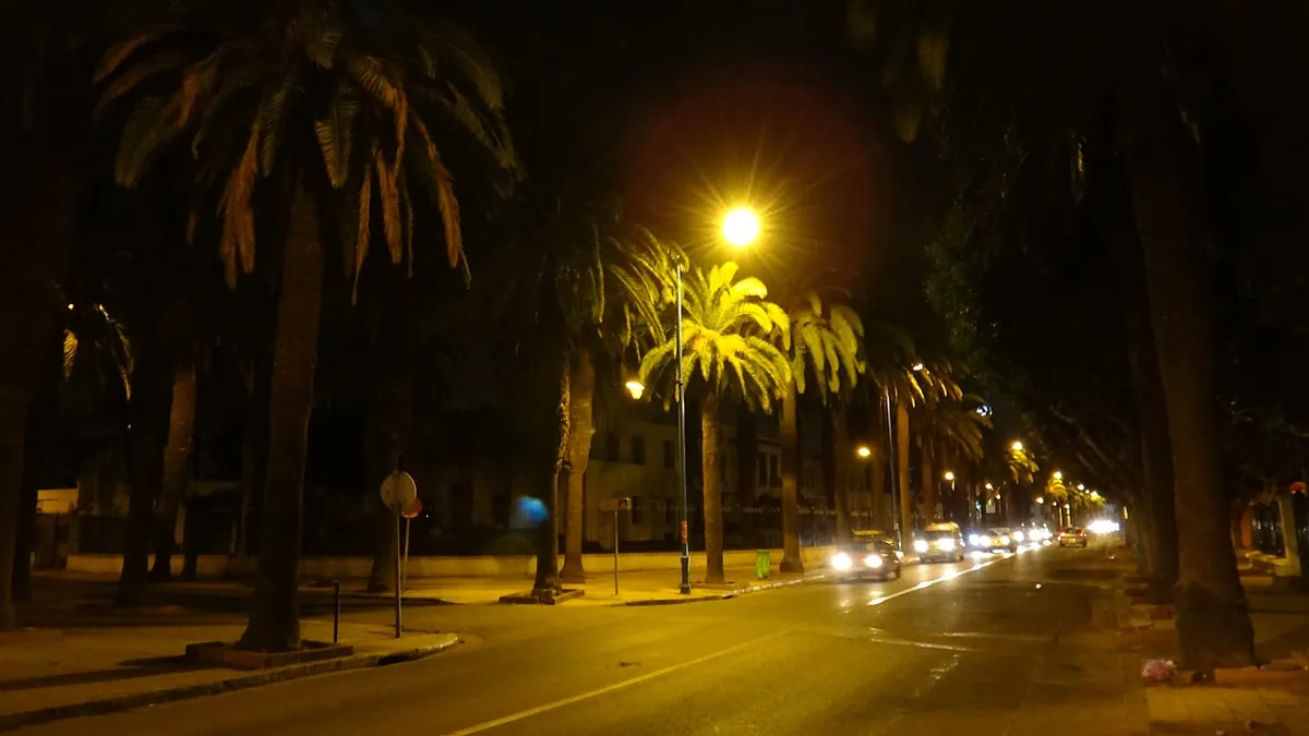 Streets near Marché Central in Casablanca - lunch spots of the itinerary