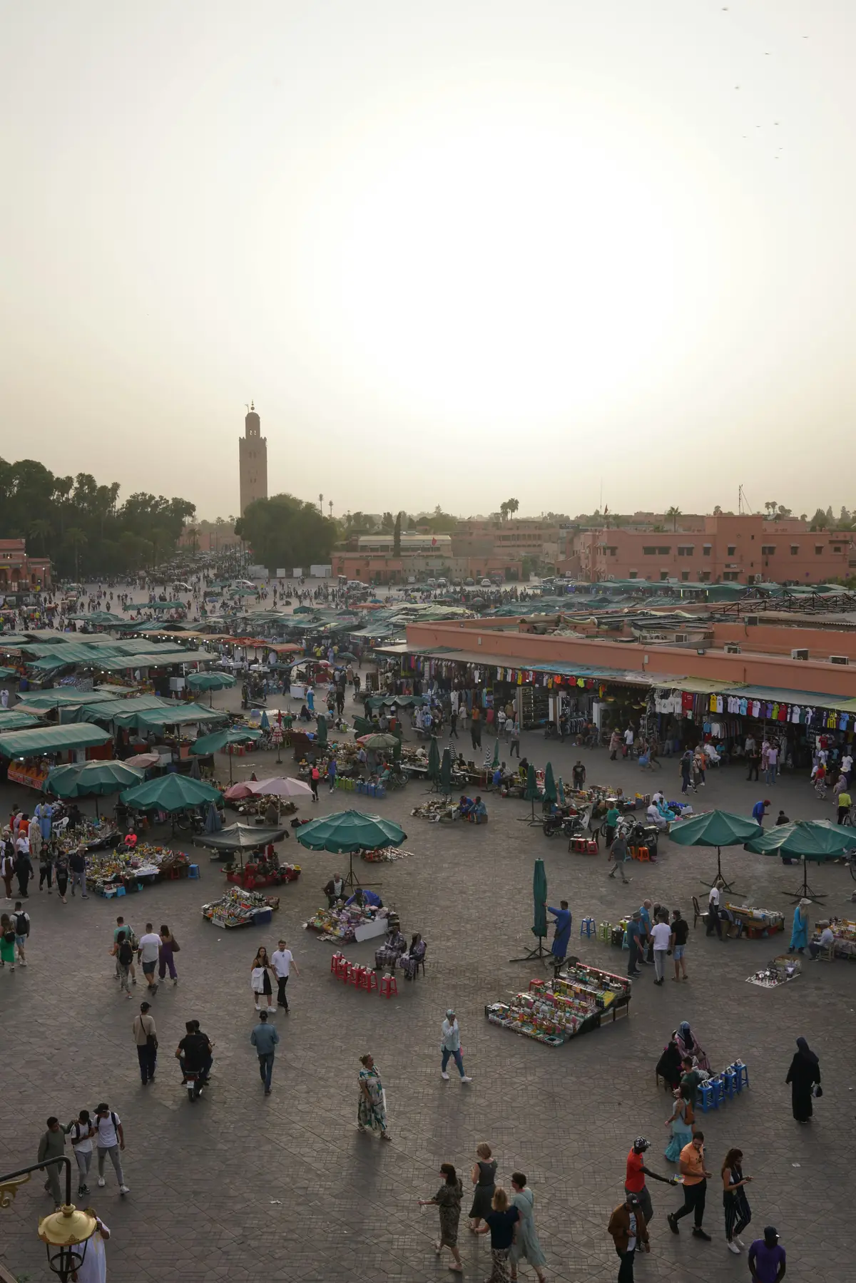 Djemaa el-Fna square during Eid celebrations in Marrakech