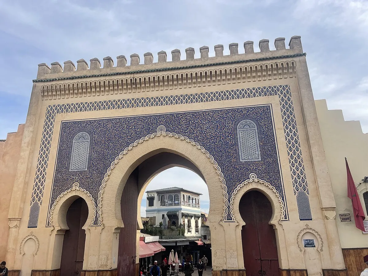 Bab Boujloud (Blue Gate) entrance to the Fes medina