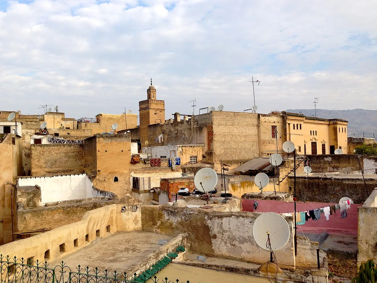 View of the entire Fes medina from Borj Nord